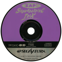 Zap Snowboarding Trix JP Sega Saturn  box art